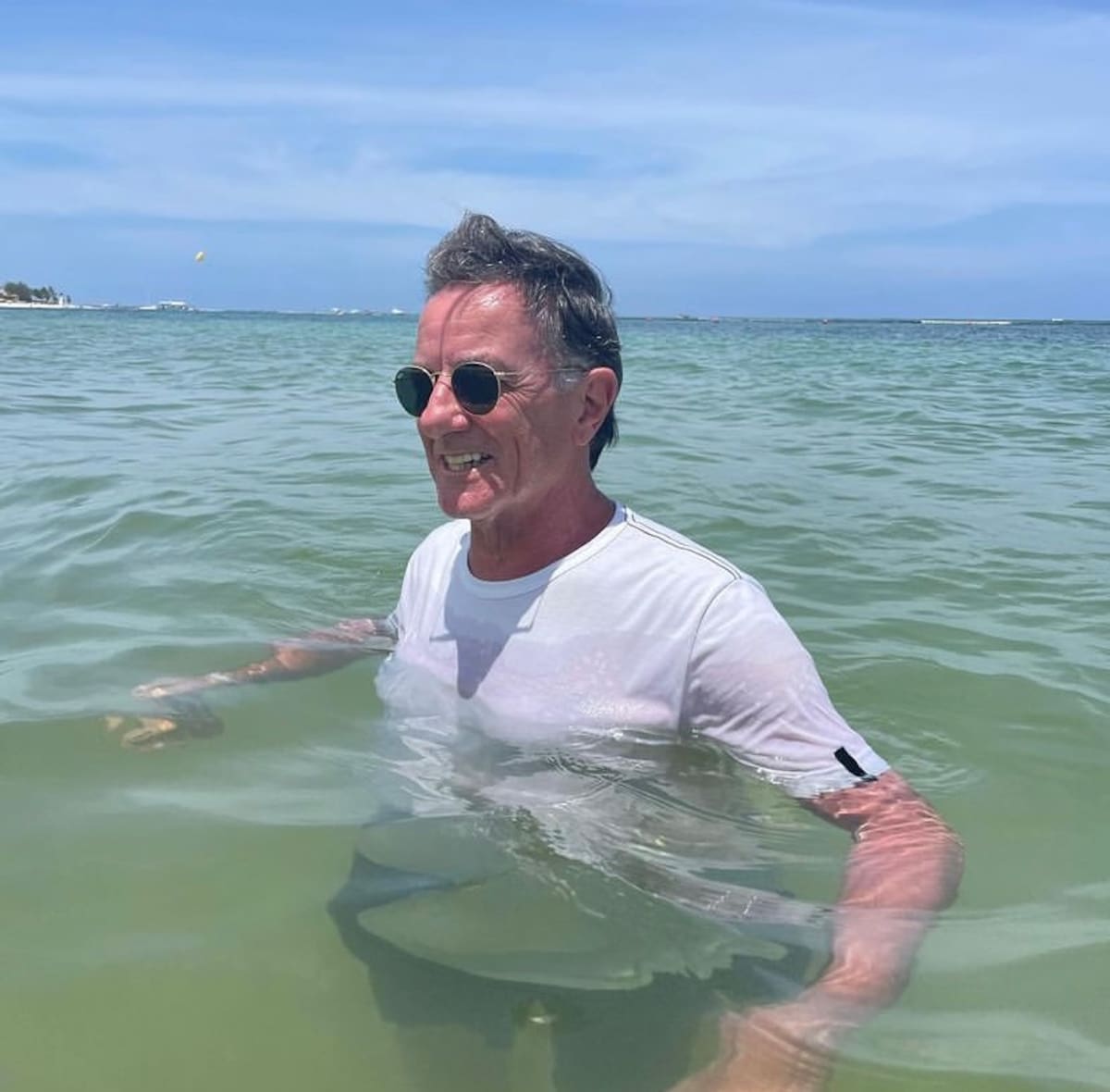 La postal de su padre compartida por Lucila Vit. Foto: Instagram.