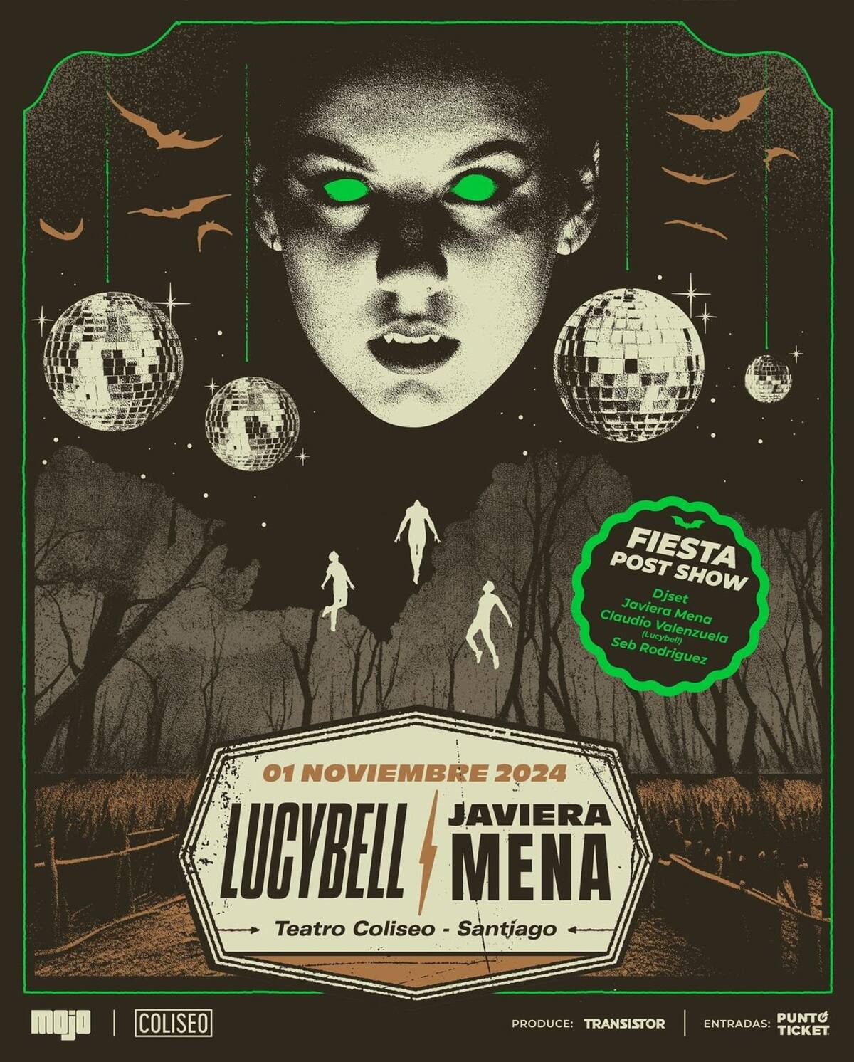 Lucybell y Javiera Mena en vivo en Teatro Coliseo