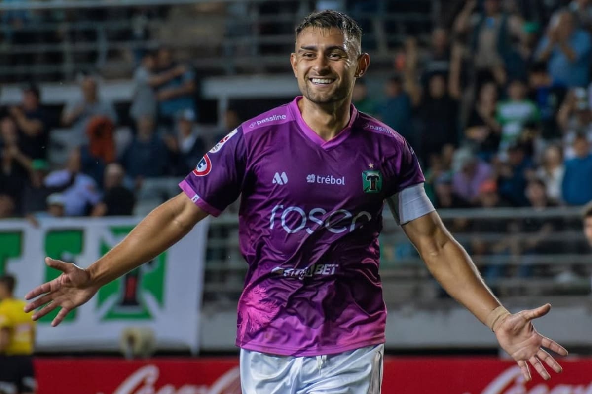 El goleador de Deportes Temuco. Foto: @luis_acevedo96