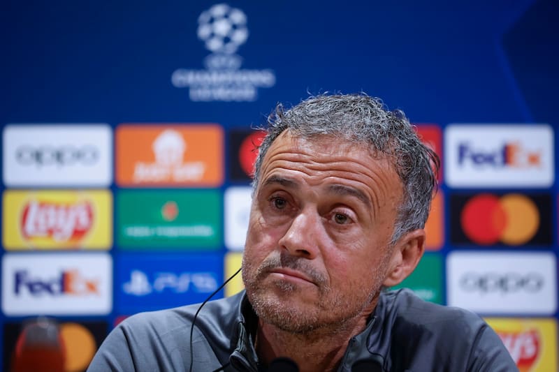 Luis Enrique, DT del PSG.