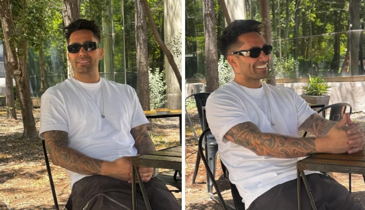 Luis Jiménez acompañó su mensaje por estas fotografías. Créditos: Instagram