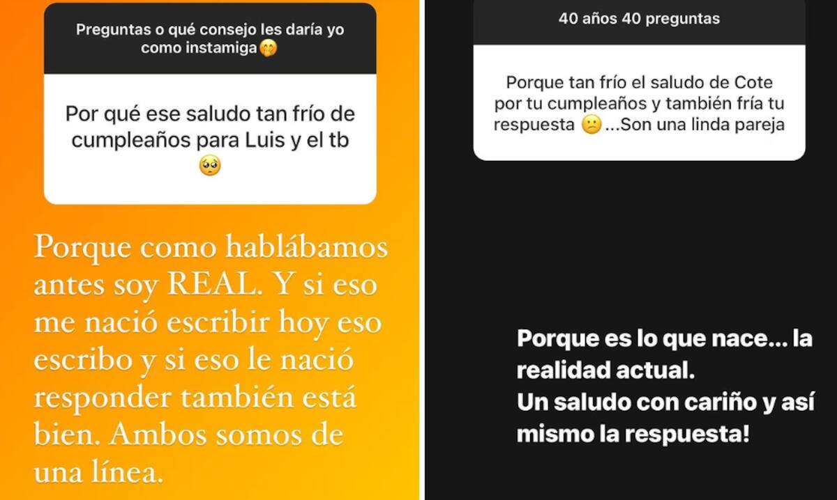 Luis Jiménez y Coté López fueron cuestionados por sus seguidores. Créditos: Instagram