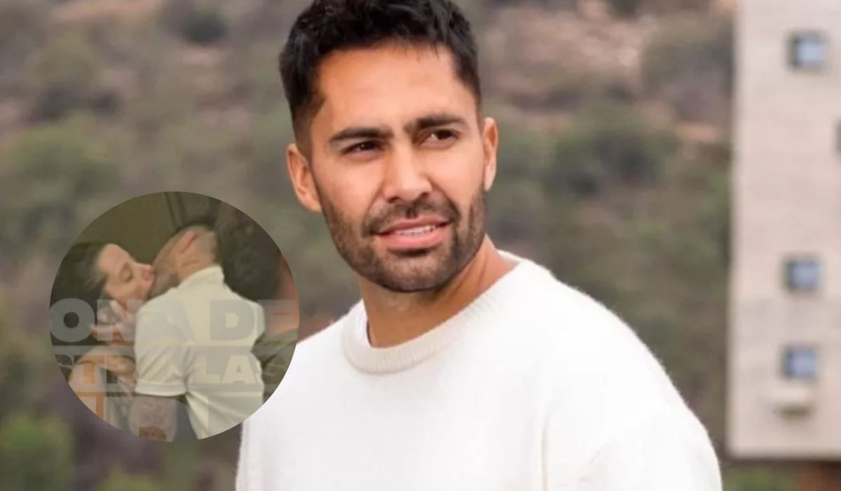 es captado a los besos con conocida periodista.