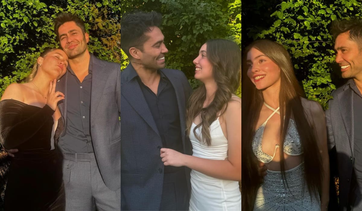 Luis Jiménez y sus hijas.