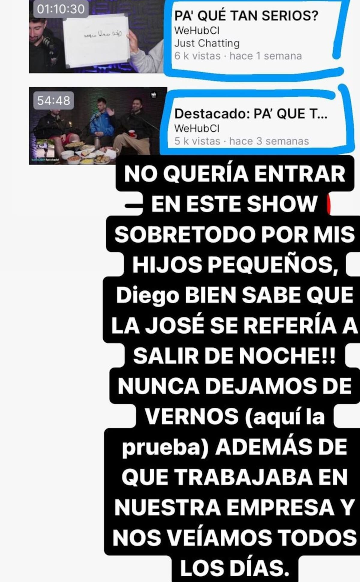 Luis Jiménez respondió a los dichos de su hijo. Créditos: Instagram