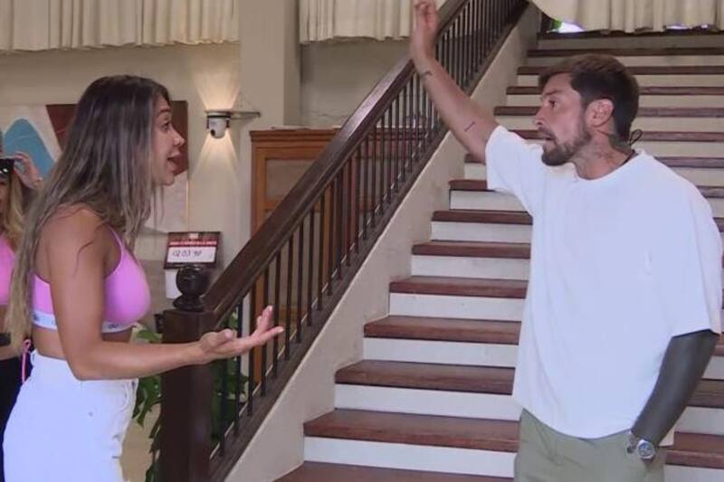 tuvo un fuerte encontrón con "La Chama" en el encierro de Tierra Brava por unos "cahuines" iniciados después de una actividad.