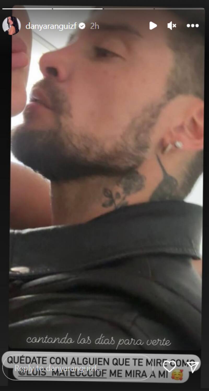A través de redes sociales, Daniela Aránguiz arremetió em contra de Maite Orsini y Jorge Valdivia, pero También hizo una especial declaración de amor con una foto junto a Luis Mateucci.