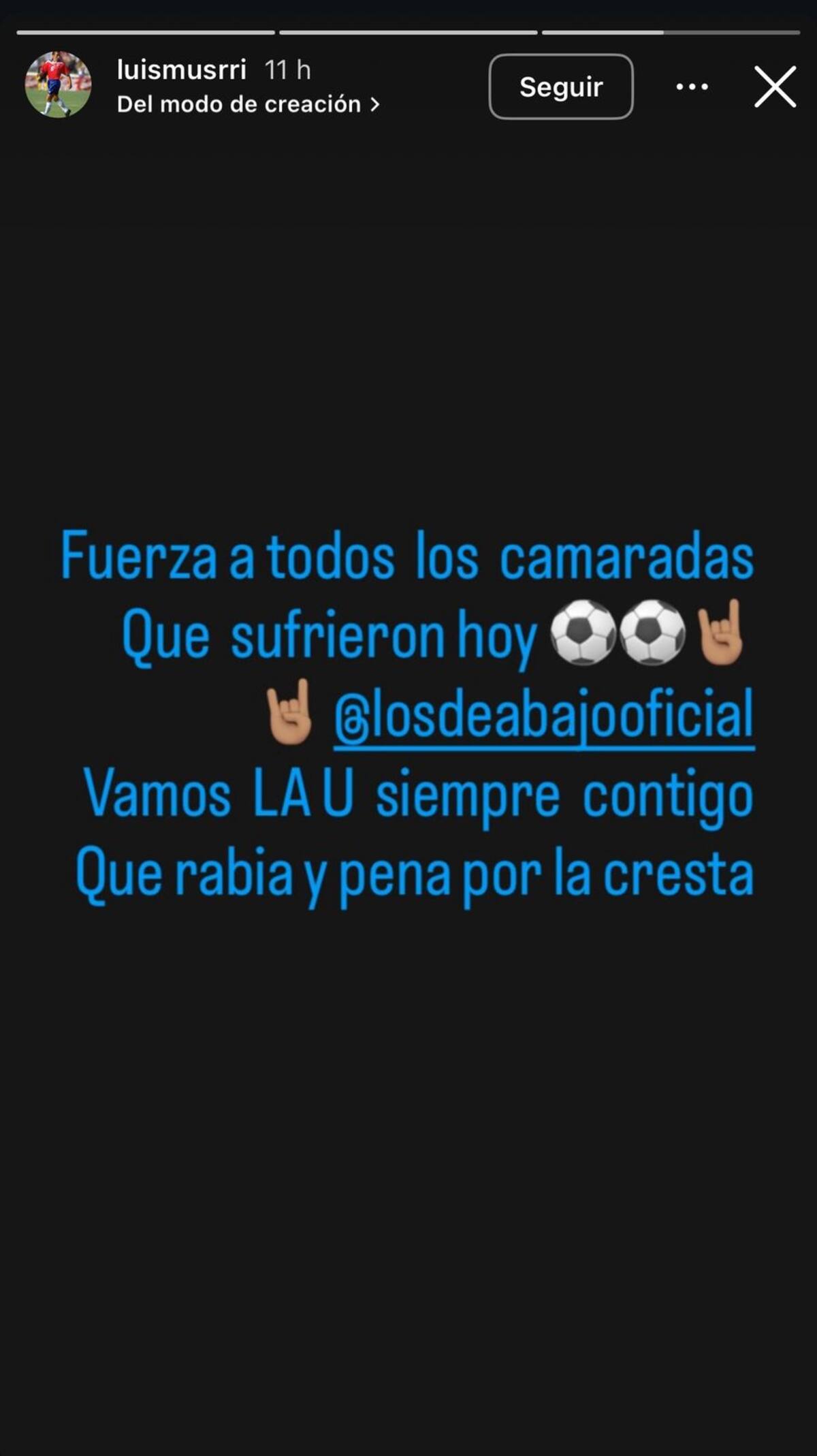 Luis Musrri en Instagram.