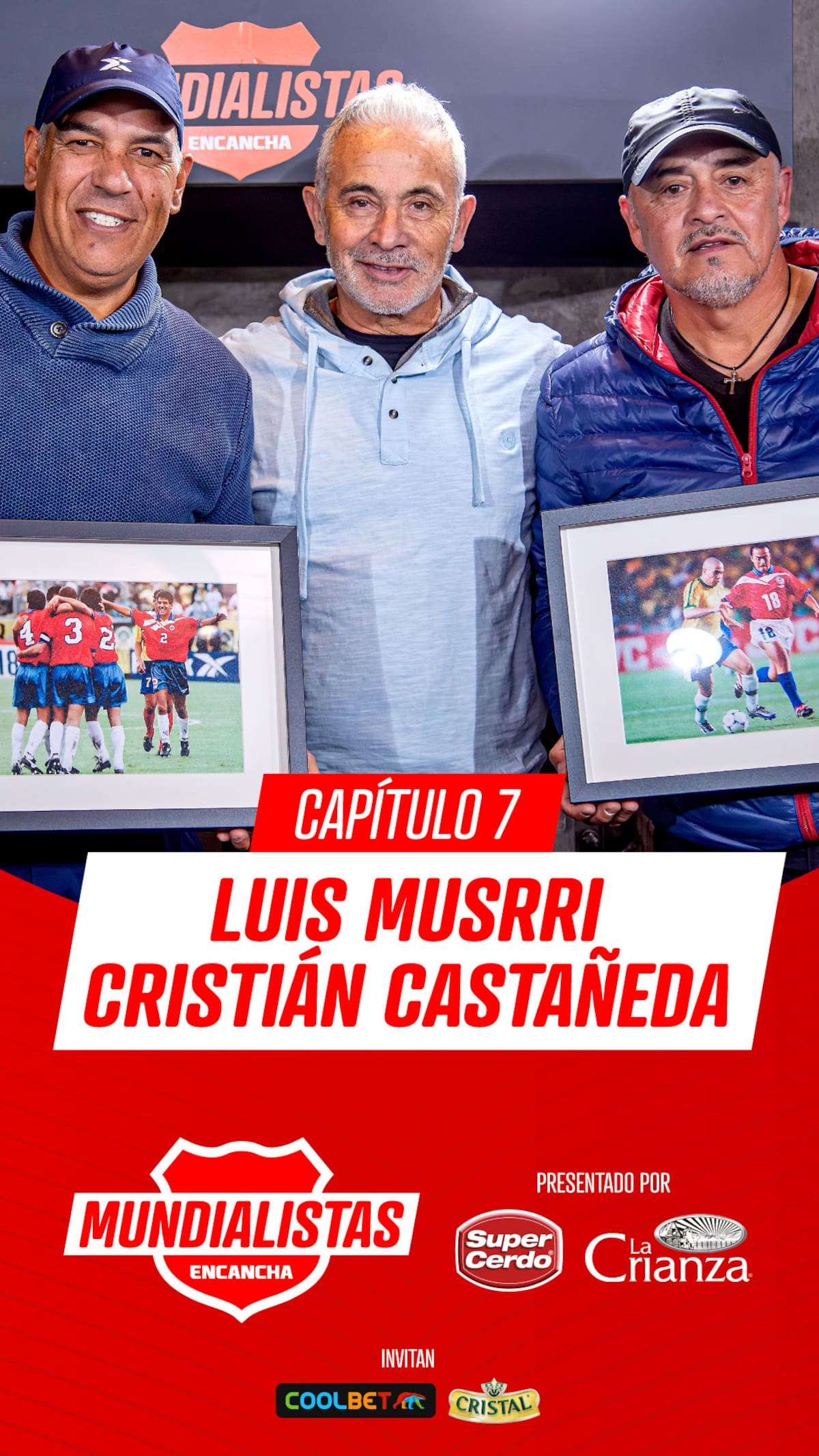 Luis Musrri y Cristián Castañeda en Mundialistas