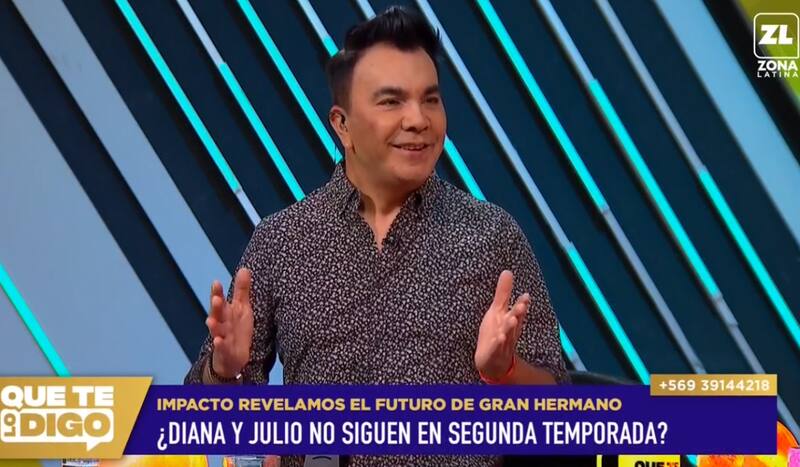 Luis Sandoval reveló que Julio César Rodríguez y Diana Bolocco no animarán Gran Hermano.