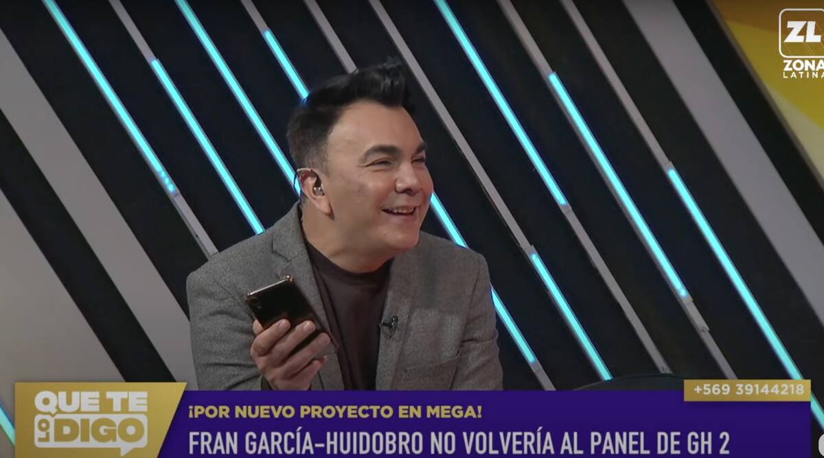 Luis Sandoval reveló nuevo desafío laboral de Fran García-Huidobro.