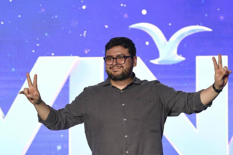 En la conferencia de prensa del Festival de Viña 2024.
(Créditos: Agencia UNO)