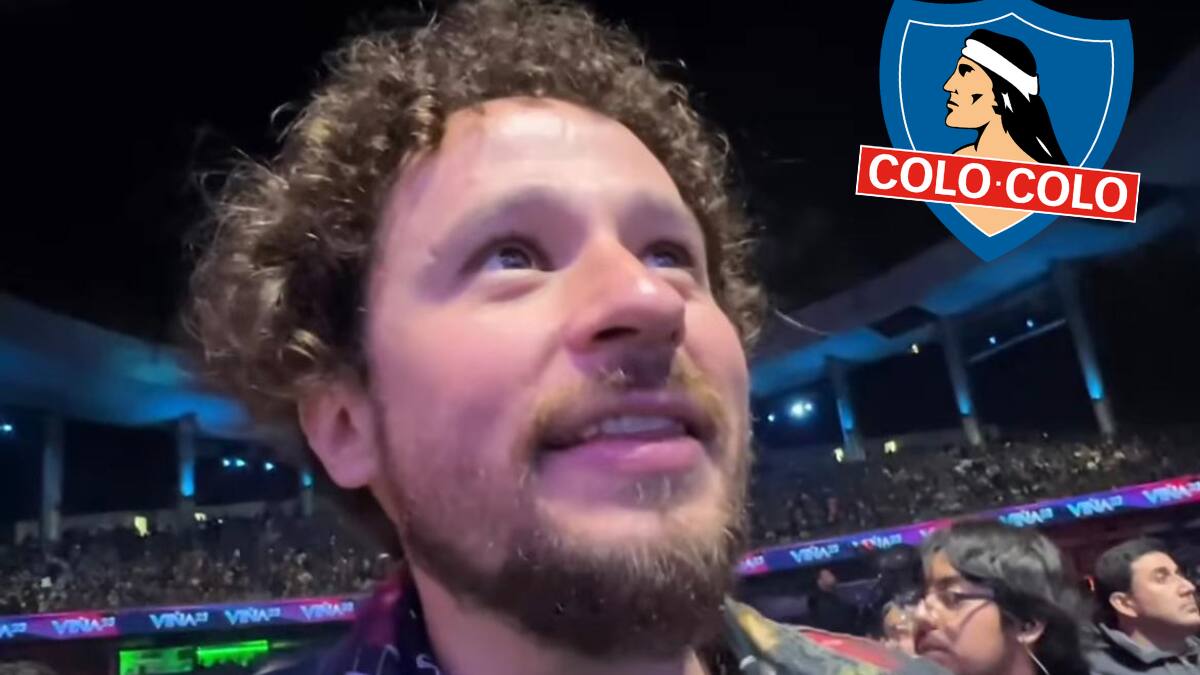 VIDEO | Luisito Comunica conoció a Esteban Paredes en Viña 2023 y se rindió ante Colo Colo