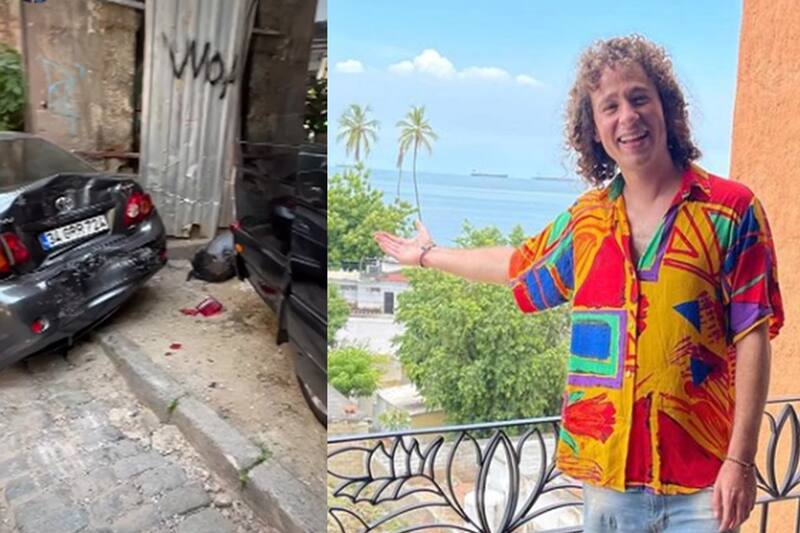 El influencer agradeció que ninguna persona saliera herida.