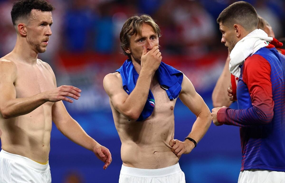 Croacia quedó eliminada en fase de grupos de la Eurocopa. Foto: EFE.