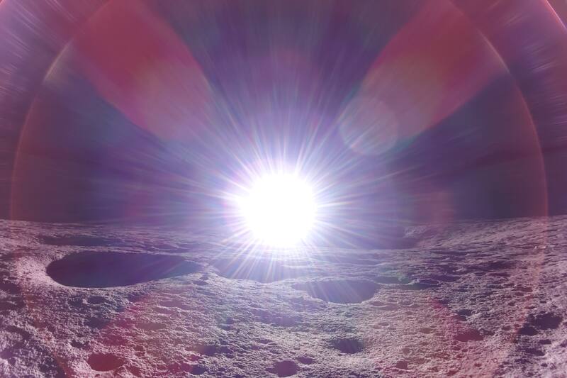 Este fue el amanecer que captó el módulo.