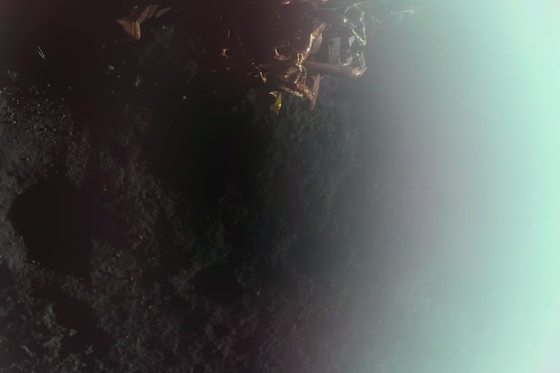 Esta fue la primera foto que tomó el Blue Ghost.