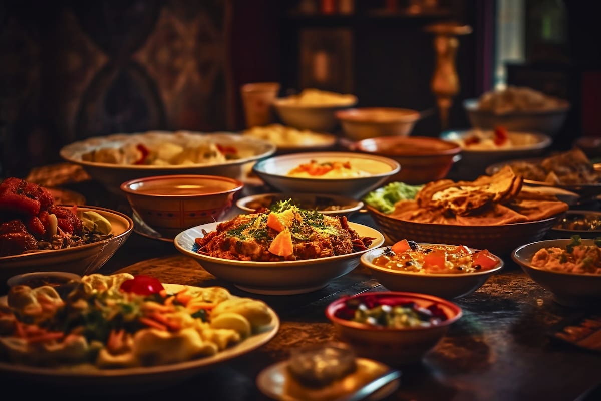 El imperdible tenedor libre del centro de Santiago. Foto: Freepik.
