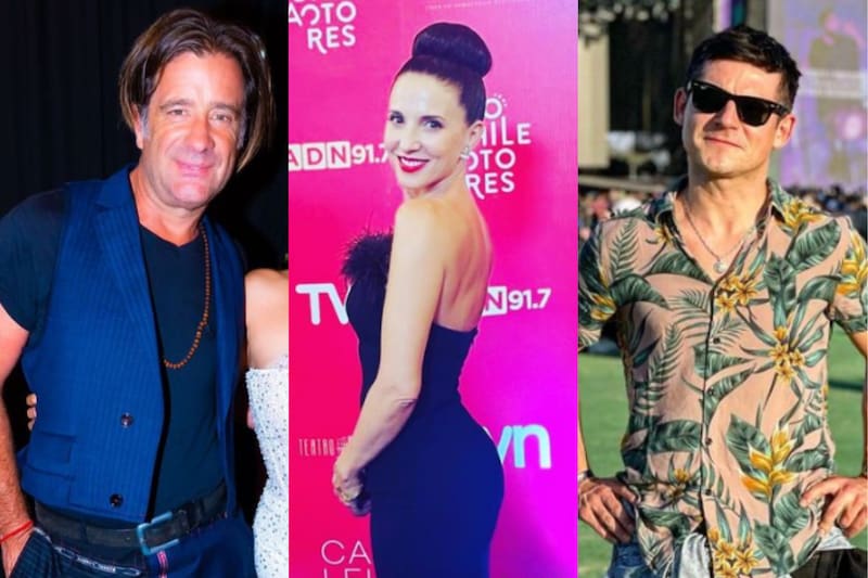 Fotos de redes sociales de Marcial Tagle, Luz Valdivieso y Claudio Castellón/ Instagram