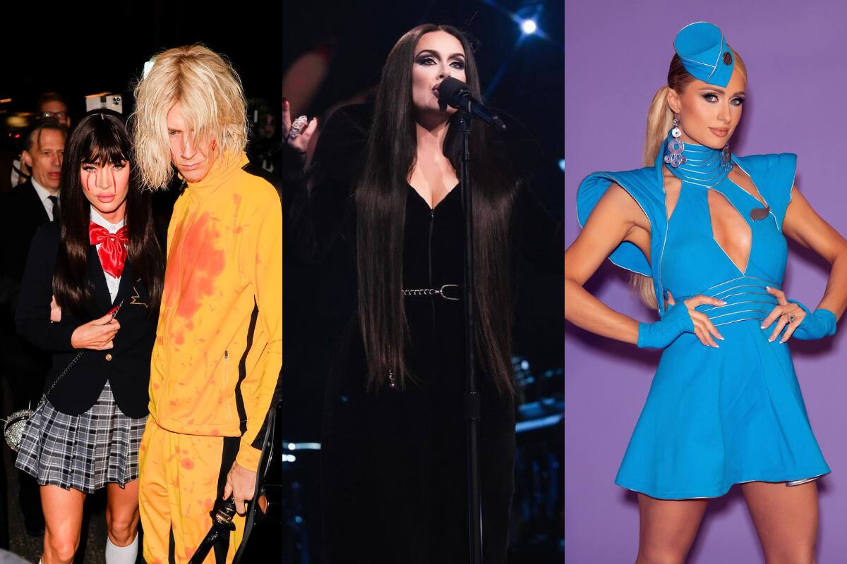 Las celebridades han utilizado distintos referentes de la cultura pop e incluso a sus propios amigos para disfrazarse este año.