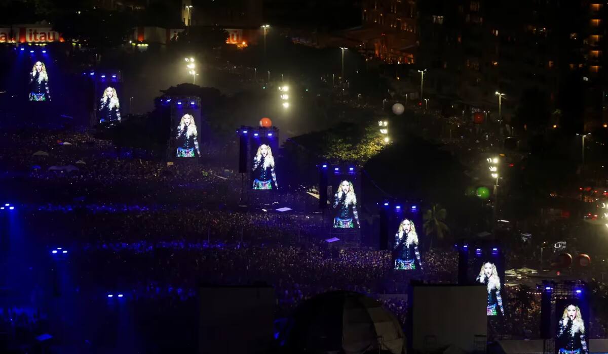 Madonna y su show histórico en Brasil.