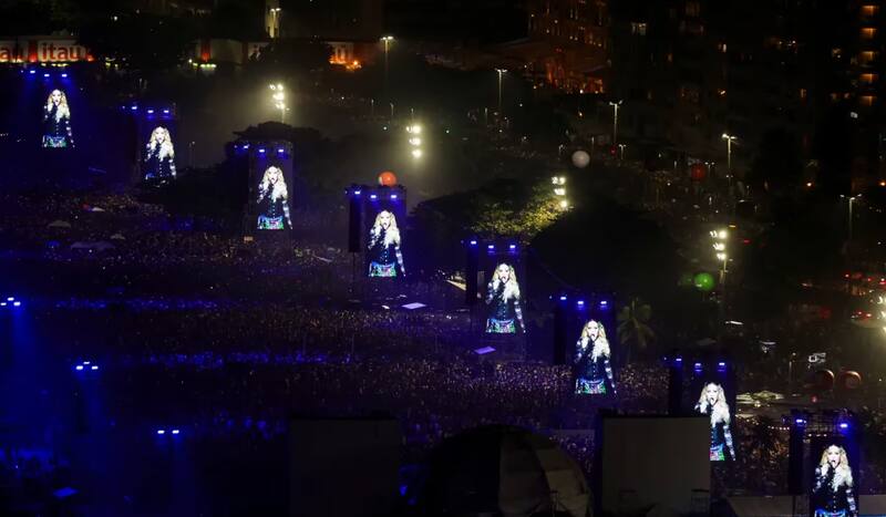 Madonna y su show histórico en Brasil.