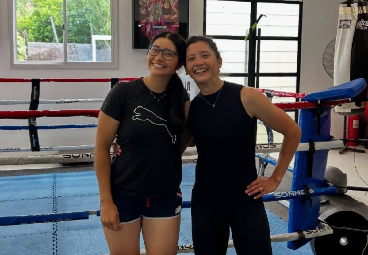 Paola Muñoz (derecha) y Javiera Garrido (izquierda).