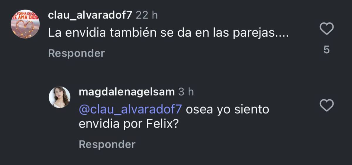 La actriz respondió por redes sociales.