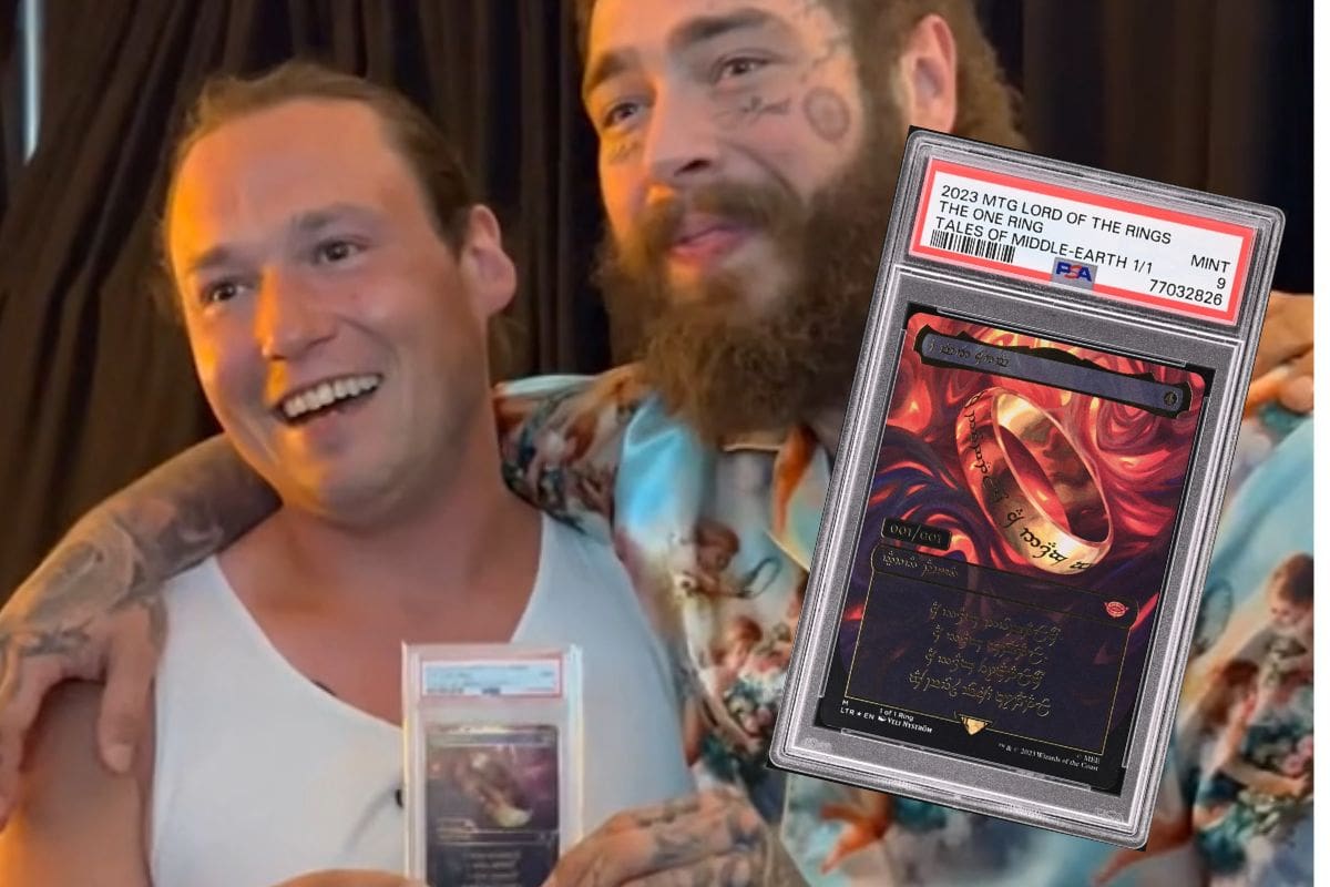 Post Malone compra la carta más cara de MTG que existe.