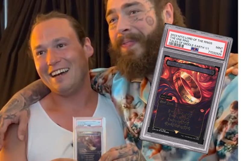 Post Malone compra la carta más cara de MTG que existe.