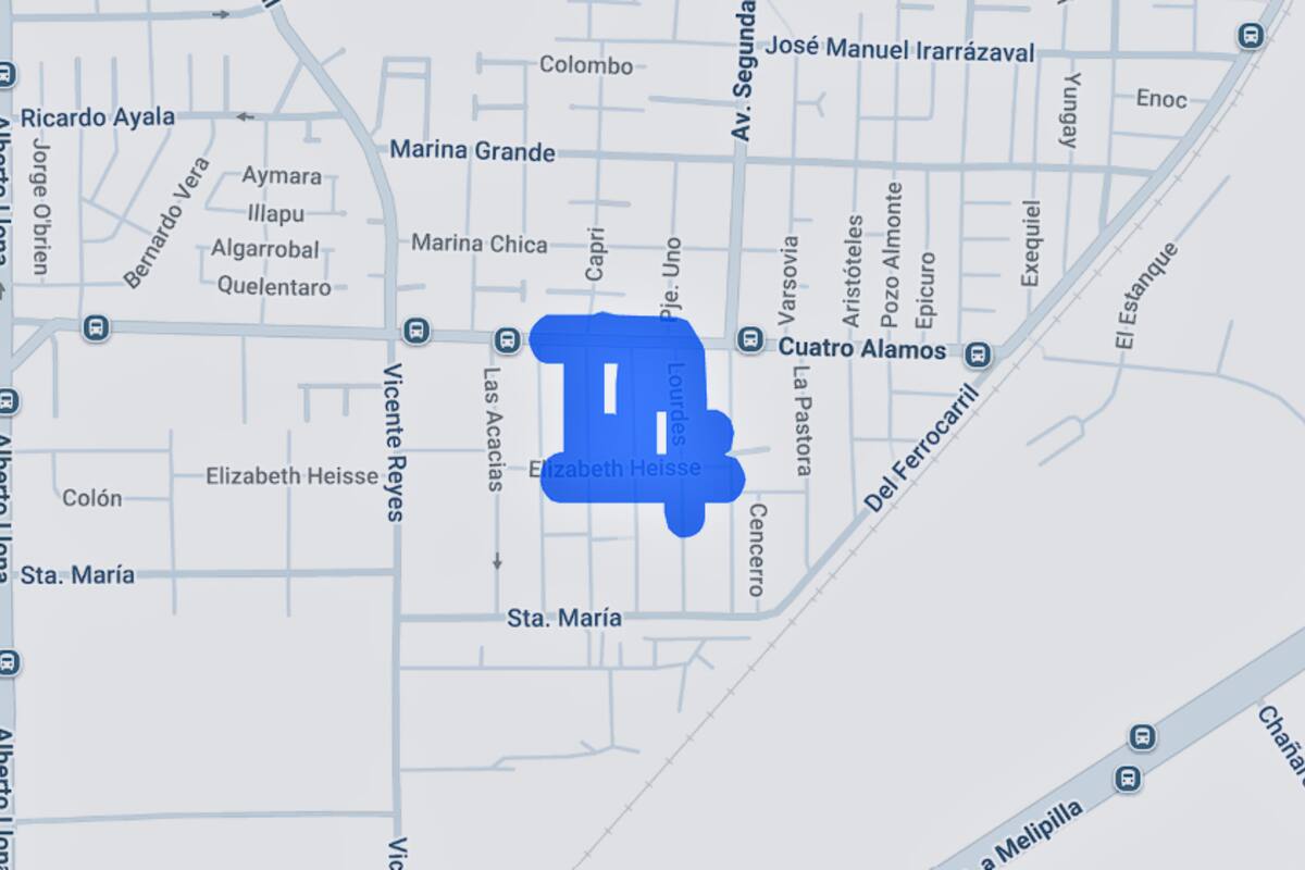 Una de las comunas que tendrá corte de luz este jueves. Créditos: Enel.