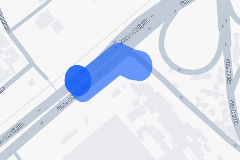 La medida también afectará a esta intersección de la comuna. Créditos: Enel.