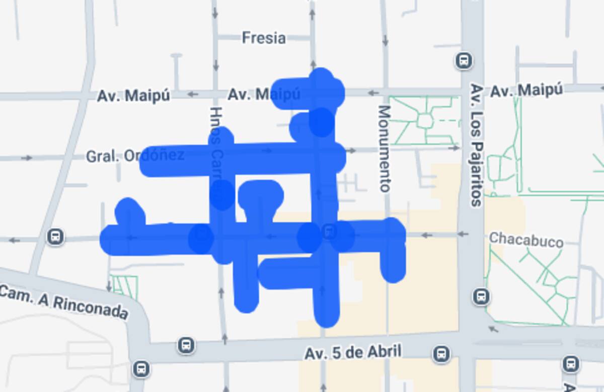 Hasta las 15:30 de este domingo este sector no tendrá suministro eléctrico. Foto: Enel.