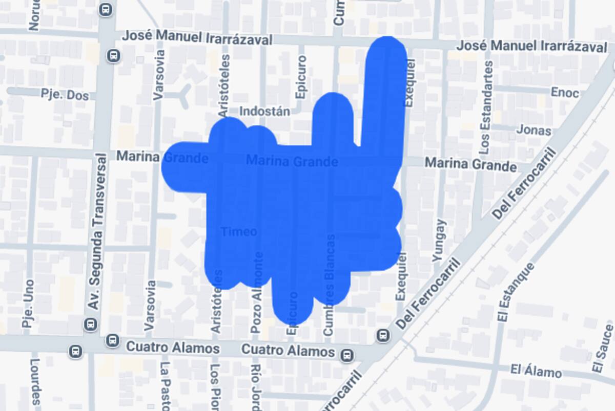 Este sector tendrá corte de luz.