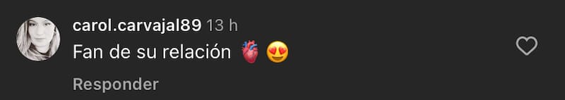 Maite Orsini y los comentarios en su post.