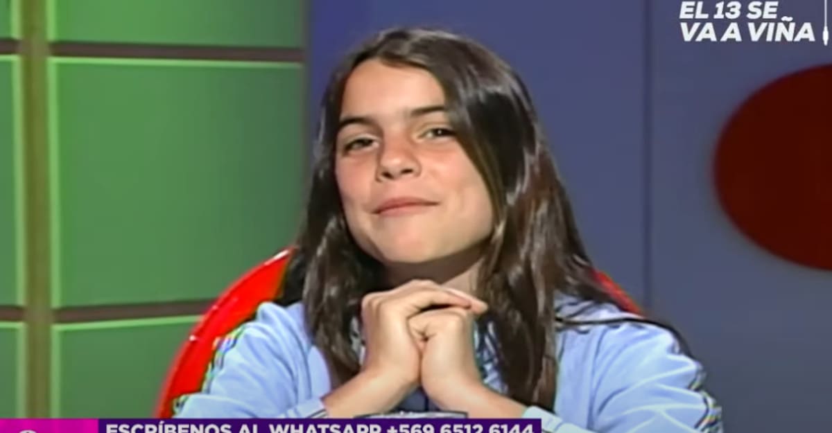 debutando a los 11 años en el programa de Canal 13.