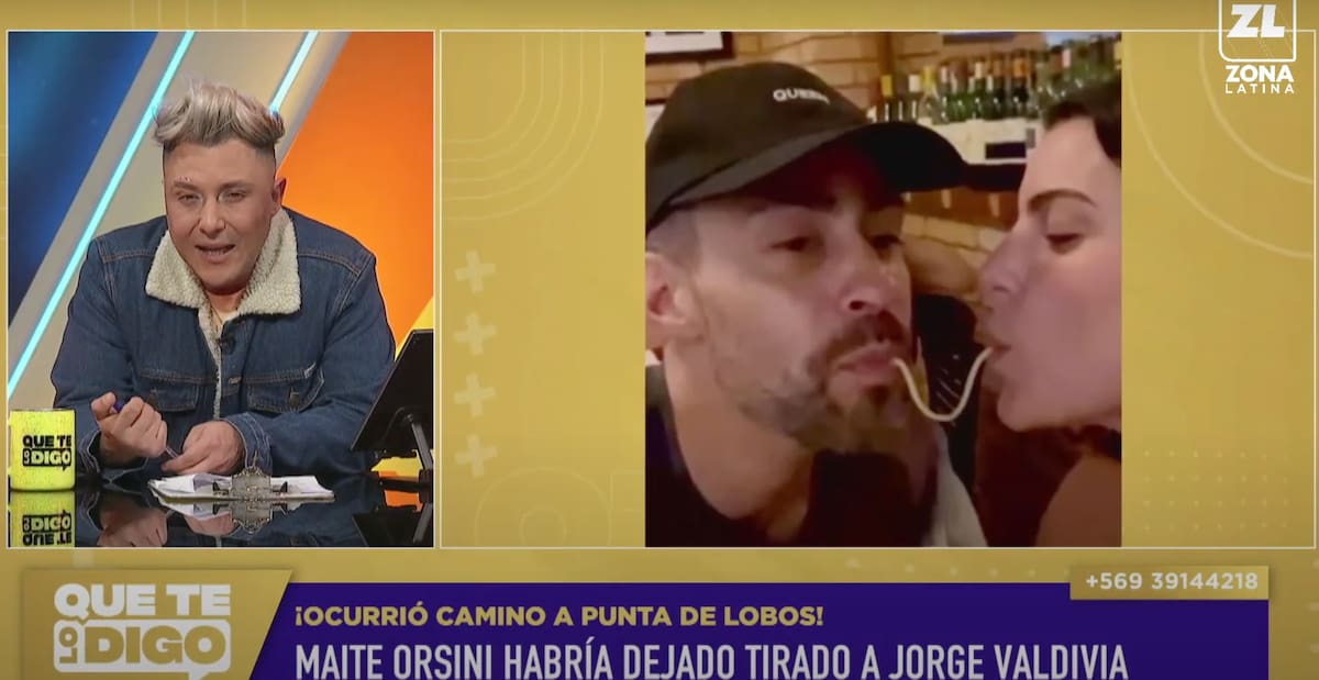 Filtran pelea de Maite Orsini y Jorge Valdivia.