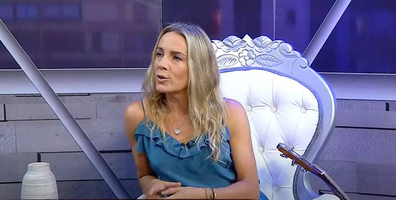 Maite Pascal estuvo invitada a "Junto a ti". Créditos: Canal Vive.