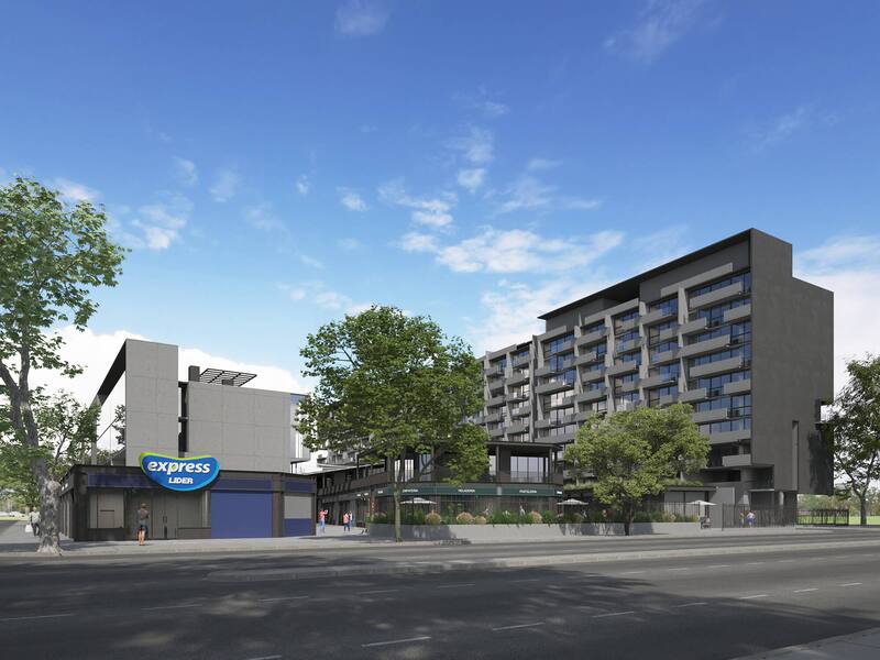 Plaza Franklin contará con un supermercado Lider Express. (Foto: EDR Inmobiliaria).