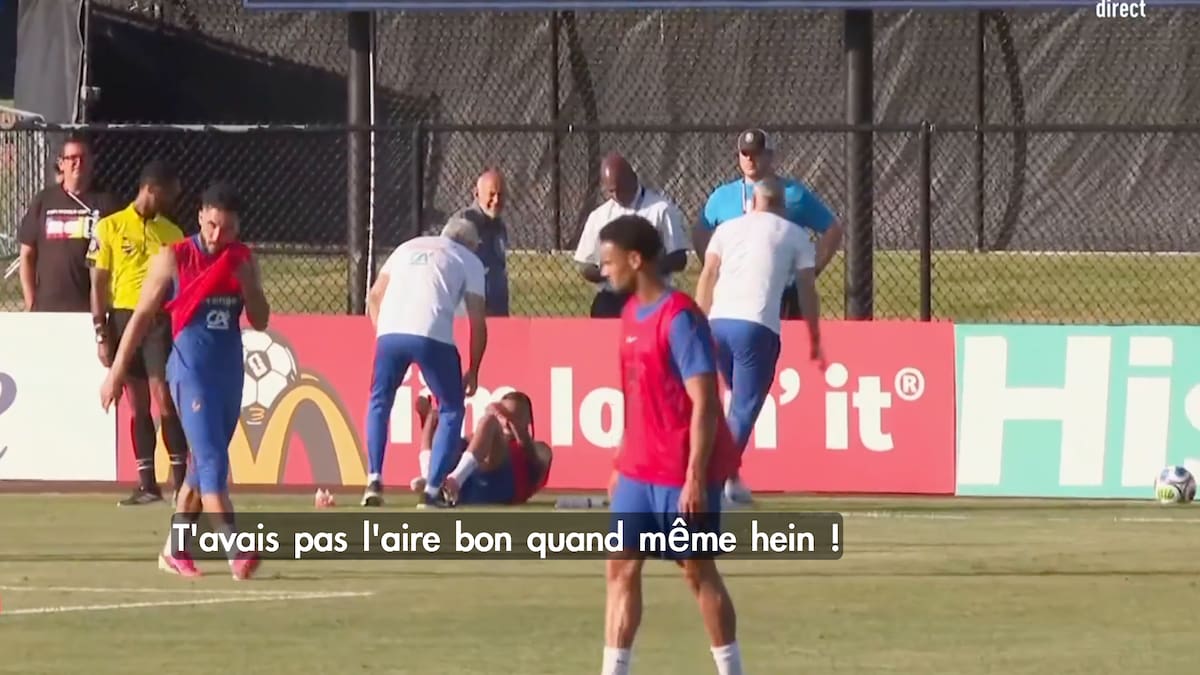Preocupación en Francia: TV captó en vivo una preocupante lesión en el entrenamiento