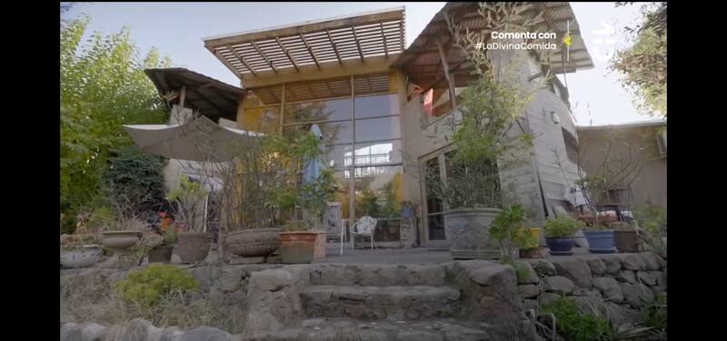 Este es el frente de la casa de Malucha Pinto.