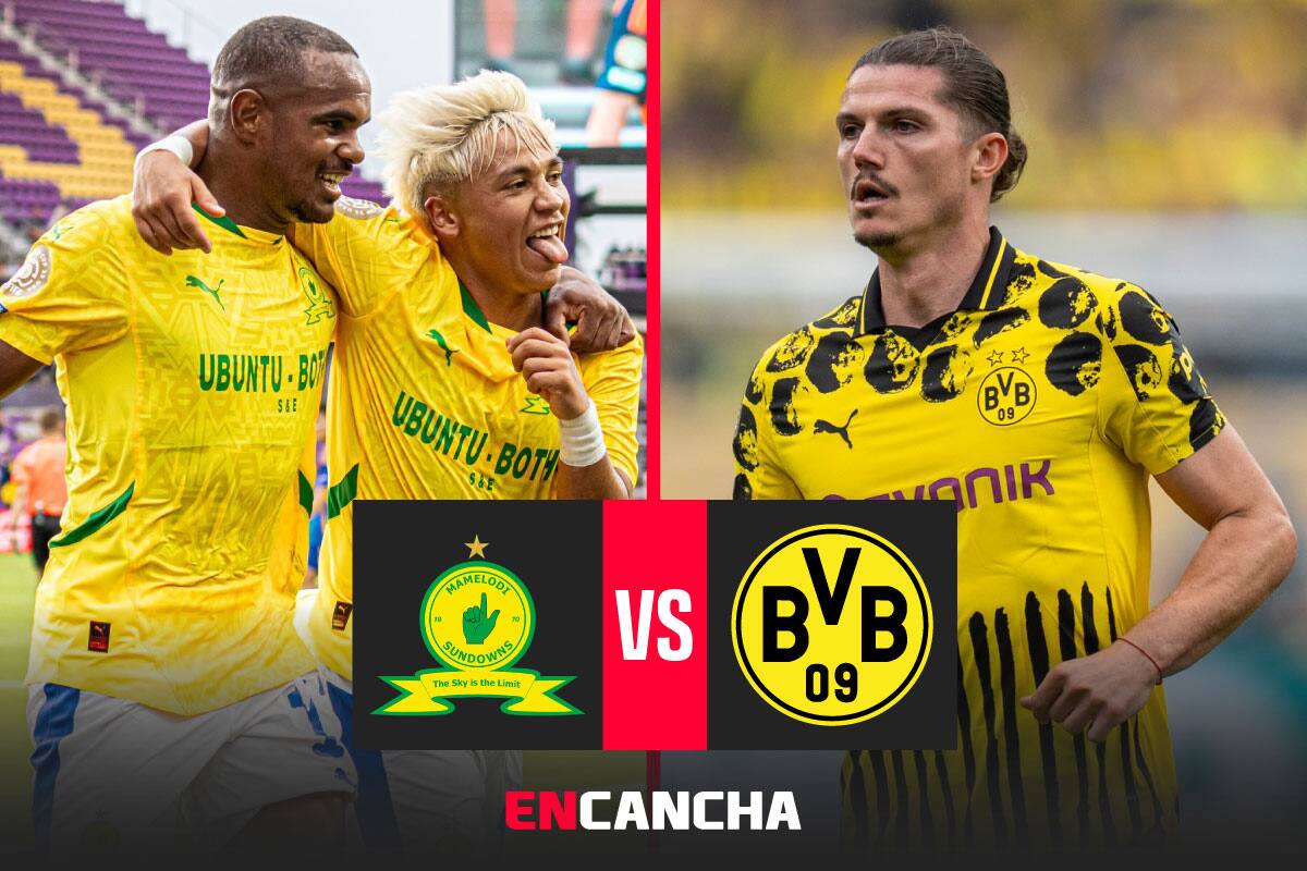 por la fecha 2 del Mundial de Clubes. Foto: RRSS Mamelodi Sundowns y Borussia Dortmund.