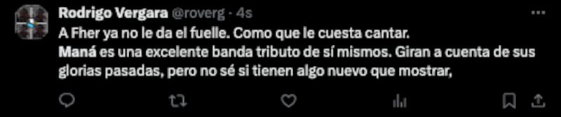 Algunas críticas hacia Maná.