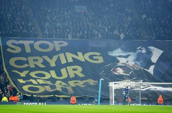 Misterio aclarado: la pancarta de los hinchas del Manchester City no iba dirigida a Vinícius