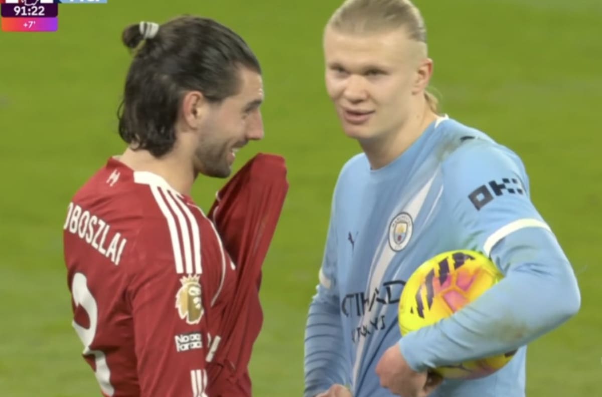 “Primera vez que no quiero hablar contigo”: la revelación de Haaland tras agónico penal ante el Liverpool