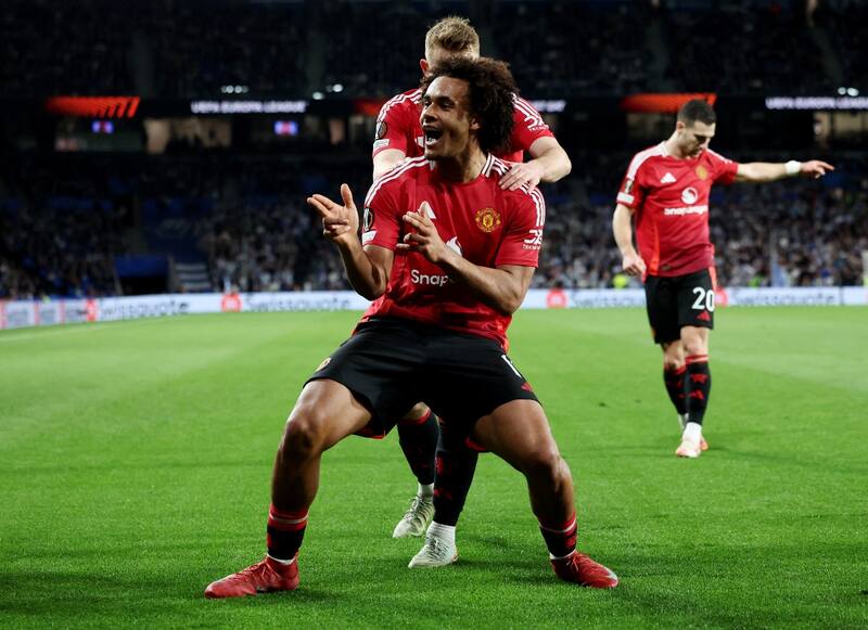 vestirá pantalones negros en la final. Foto: Instagram Manchester United.