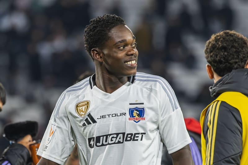 El delantero haitiano anotó el gol del triunfo de Colo Colo Sub 20 sobre Everton. Foto: Felipe Escobedo