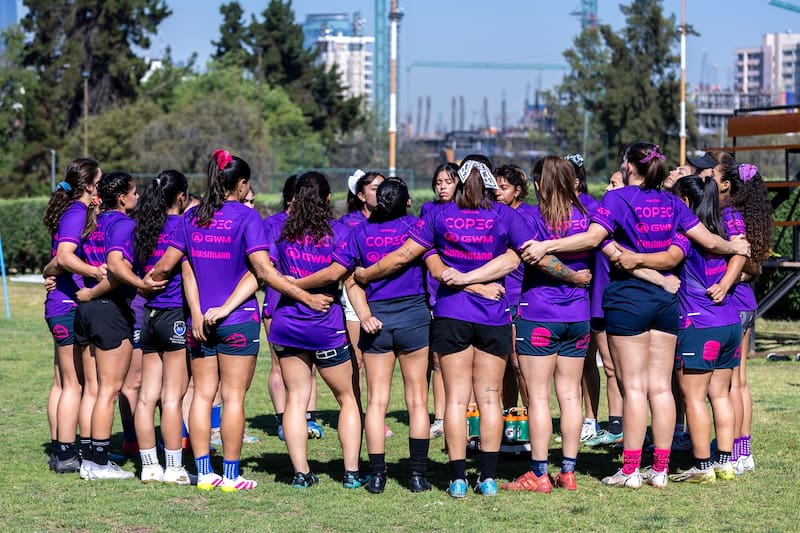 La Selección Chilena de Rugby Femenino. Foto: Chile Rugby