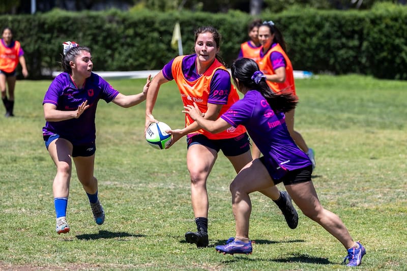 La Selección Chilena de Rugby Femenino tendrá su debut oficial en Lima. Foto: Chile Rugby