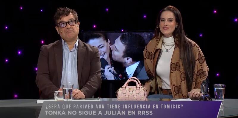 En “Zona de Estrellas”, revelaron que Parived se llenó de celos en el año 2018, cuando Tonka Tomicic y Julián Elfenbein se dieron un beso en la Teletón.